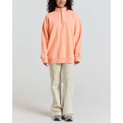 Samii Ryan | Optimism 3/4 Zip Up, Orange, X-Large, 5