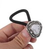 Unique Bargains Women's Grace Button Hair Elastics 1 Pc - 3 of 4