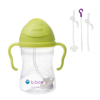 b.box 8oz Sippy Cup + Replacement Srraws