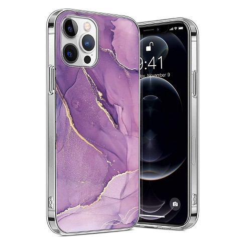 SaharaCase Marble Series Case for Apple iPhone 13 Pro Purple/Gold (CP00150) - image 1 of 4