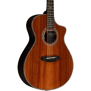 Breedlove Premier Redwood-Brazilian Rosewood Thinline Limited Edition Cutaway Concert Acoustic-Electric Guitar Natural - 1 of 4