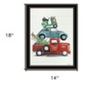 HomeRoots Holiday Travels Black Framed Print Wall Art - 3 of 4
