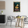 Stupell Industries Vintage Hotel Zurich with Lobster Black Framed Floater Canvas Wall Art - 2 of 4