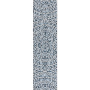 Courtyard CY8734 UV & Stain Resistant Non-Shedding Power Loomed Indoor/Outdoor Rugs - Safavieh - 1 of 4
