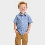 Toddler Boys' Short Sleeve Woven Shirt - Cat & Jack™