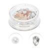 Unique Bargains Women's Elegant Rhinestone Nail Supplies Assorted Color 1 Set - 3 of 4