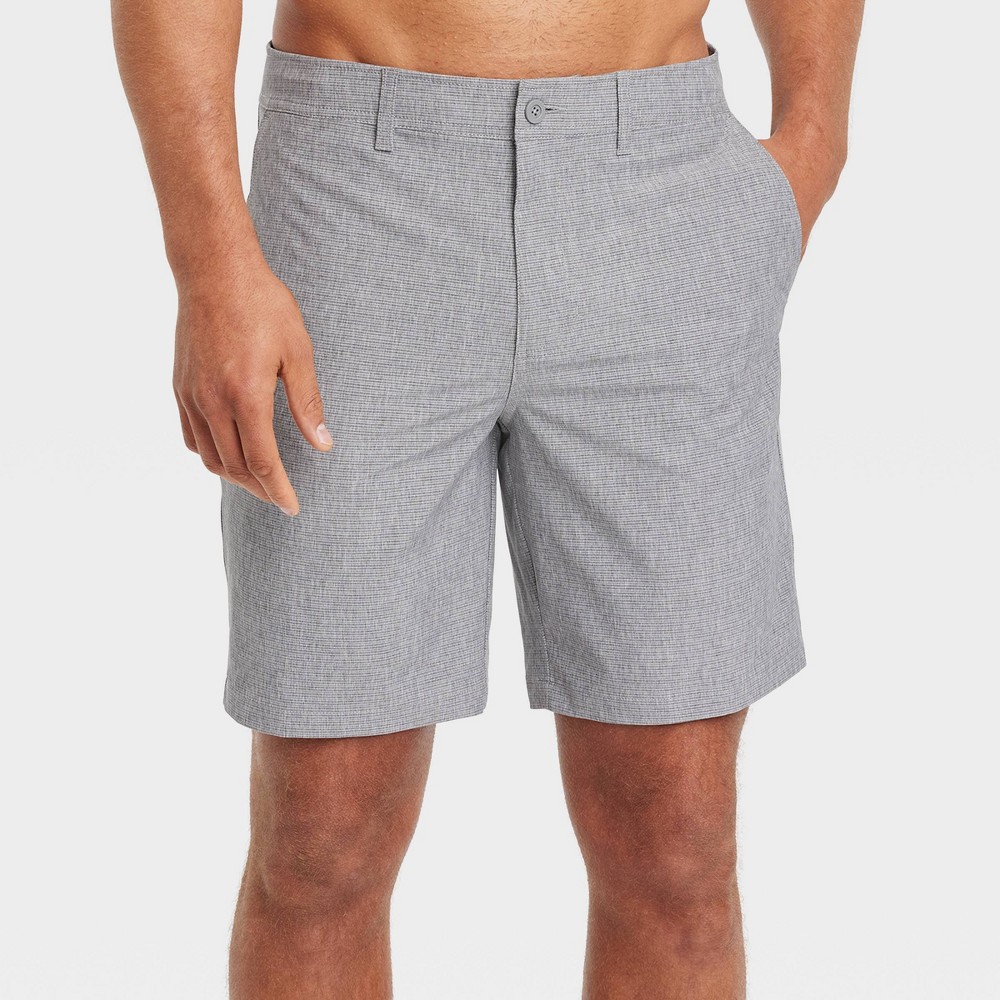 Photos - Swimwear Men's 9" Hybrid Swim Shorts - Goodfellow & Co™ Gray 38