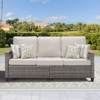 Buenhomino Outdoor PE Wicker Furniture Set – Modular Chairs, Sofas, Ottomans & Tables with All-Weather Cushions for Patio, Garden, Deck & Porch - 2 of 4