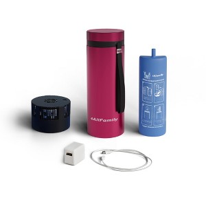 4ALLFAMILY Explorer 72 Hours Insulin Cooler TSA Approved USB Charger Biogel Fits 1-7 Pens & Vials, Red or Blue - 1 of 4