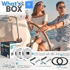 6.5 Inch Dual Marine Speakers for Outdoor Fun with Waterproof Design, Weather Resistant + All Audio Devices - 2 of 4