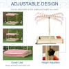Dexmalle Covered Children Sand Playset Outdoor - 3 of 4
