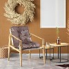 NewHome"2Pcs Rocking Chair Cushion Set with Non-Slip Ties, Polyester Fiber Filling for Comfort & Support"BeigeBlueCoffee&Grey - 2 of 4