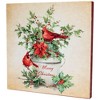 Northlight Cardinals Merry Christmas Wall Art  - 11.75" x 11.75" - 4 of 4
