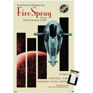 Trends International Star Wars: Moving At Lightspeed - Firespray Unframed Wall Poster Prints - 1 of 4