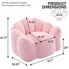 Kumasinova Lotus Shaped Bean Bag Chairs for Adults,Comfy Lounge Chair Indoor with Carry Handle,No Assembly Bean Bag Chair for Living Room,bedroom - 2 of 4