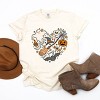 Simply Sage Market Halloween Heart Garment Dyed Tee - M - Ivory - 3 of 4