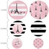 Big Dot of Happiness Paris, Ooh La La - Paris Themed Baby Shower or Birthday Party Giant Circle Confetti - Party Decorations - Large Confetti 27 Count - 2 of 4