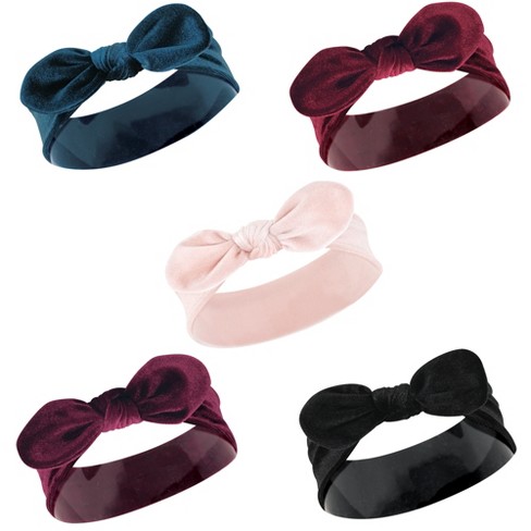 Black Synthetic Hair Bow Headband