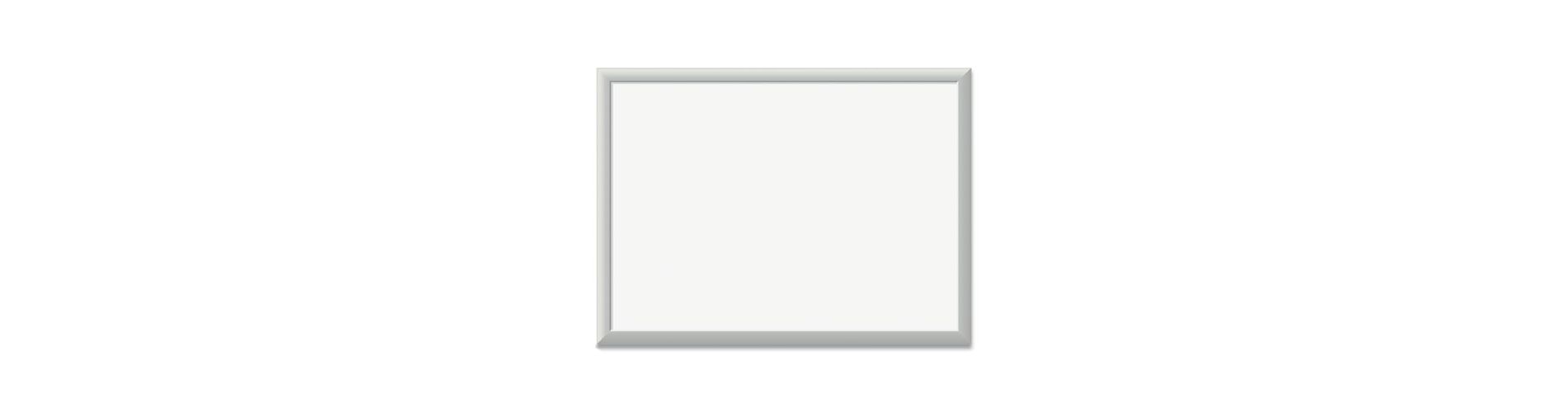 U Brands Magnetic Dry Erase Board with Aluminum Frame, 23 x 17, White Surface, Silver Frame