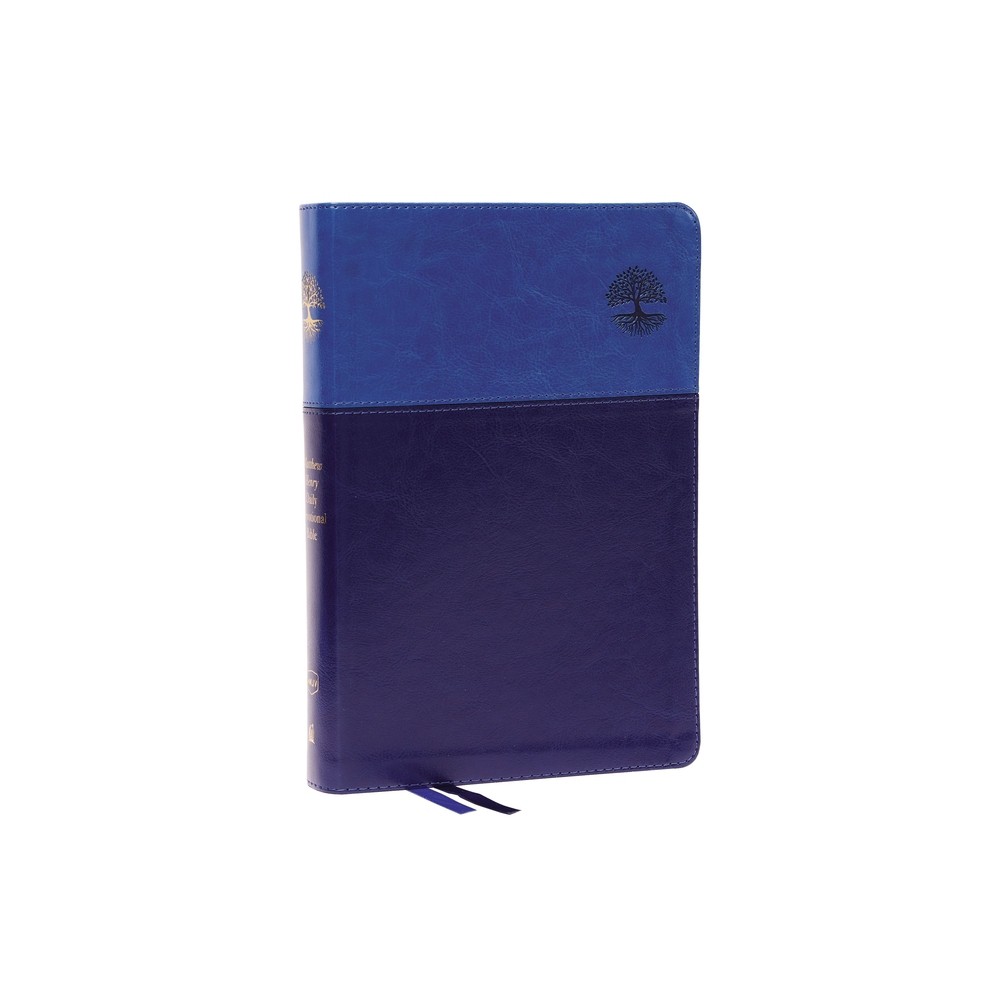 Nkjv, Matthew Henry Daily Devotional Bible, Leathersoft, Blue, Red Letter, Comfort Print - by Thomas Nelson (Leather Bound)