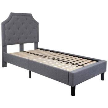 Flash Furniture Brighton Arched Tufted Upholstered Platform Bed