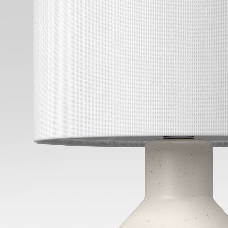 Ribbed Ceramic Mini Table Lamp White - Threshold&#8482;, 5 of 9