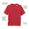Lands' End School Uniform Men's Short Sleeve Essential T-shirt - 3 of 4