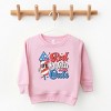 The Juniper Shop Red White and Cute Firework  Toddler Sweatshirt - 2 of 4