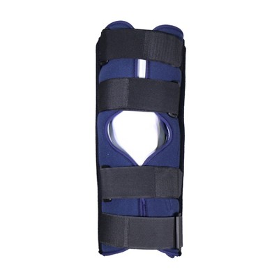 OTC Adjustable Knee Immobilizer Splint Brace For Men And Women, 3 Panel Style, Lightweight Foam