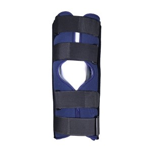 OTC Adjustable Knee Immobilizer Splint Brace For Men And Women, 3 Panel Style, Lightweight Foam - 1 of 2