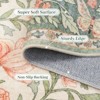 Lahome GST Morris Butterfly Full Coverage Short Pile Velvet Rectangular Indoor Area Rug - 4 of 4
