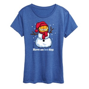 Women's - Garfield - Have An Ice Day Short Sleeve Graphic T-Shirt - 1 of 4