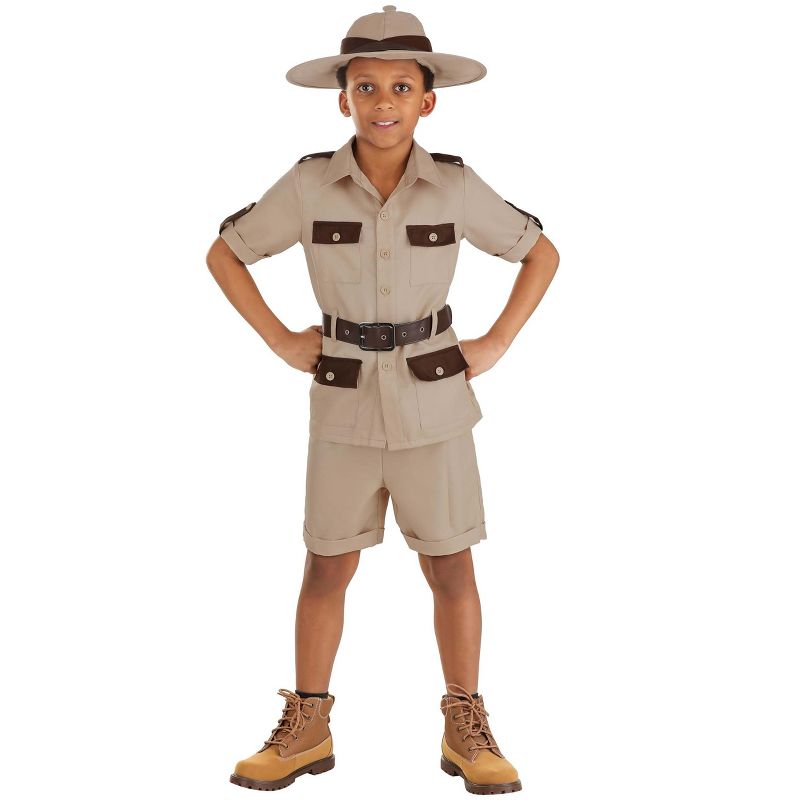 HalloweenCostumes.com Safari Explorer Costume for Boys., 1 of 8