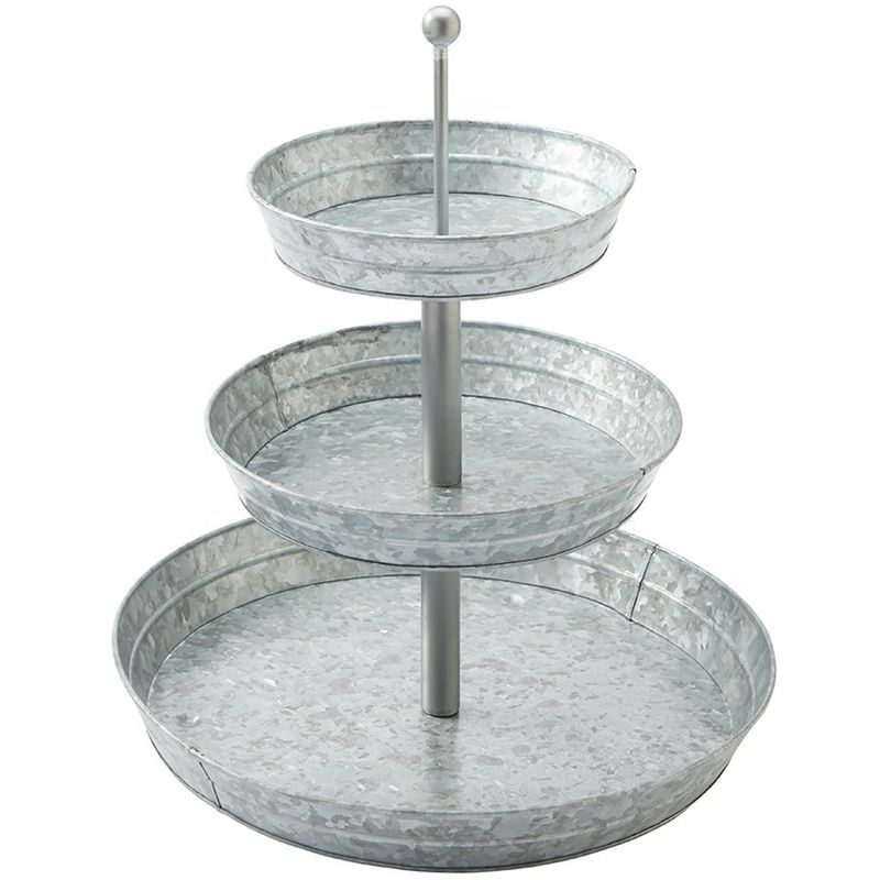 The Lakeside Collection Galvanized Metal Serving Collection, 1 of 4
