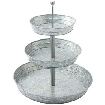 The Lakeside Collection Galvanized Metal Serving Collection