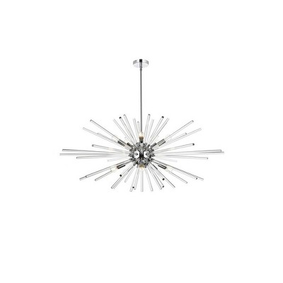 Elegant Lighting Sienna 10 - Light Pendant in  Chrome