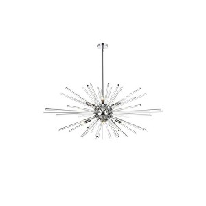 Elegant Lighting Sienna 10 - Light Pendant in  Chrome - 1 of 4