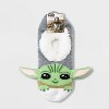 Women's Star Wars: The Mandalorian The Child Pull-On Microsuede Slipper Socks - Green 7-9.5 - image 2 of 3