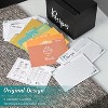 Recipe Box, Wooden Recipe Organizer, Black Holder with 50 Recipe Cards 4"x6" & 6 Dividers, Book for Your Recipes - 4 of 4
