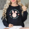 Simply Sage Market Women's Graphic Sweatshirt Be Hoppy Smiley Face - 2 of 3