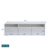Modern TV Stand with Storage Drawers and Cabinet, Media Console for 65¡± TVs, Entertainment Center with Cable Management for Living Room or Bedroom - 3 of 4