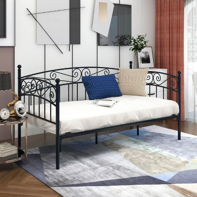 Metal Daybed Frame Multifunctional Mattress Foundation