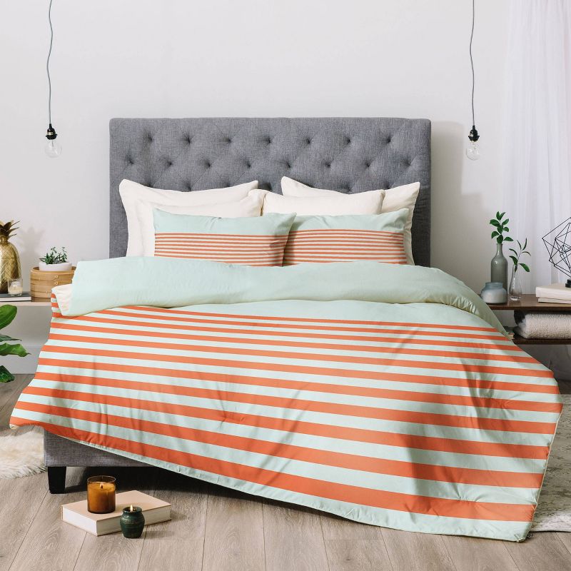 June Journal Beach Stripes Comforter Set - Deny Designs, 5 of 9