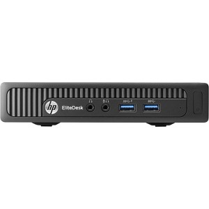 Refurbished: HP EliteDesk 800 G1 Mini Desktop PC Intel Core i5-4570T 16GB 256GB Win10P - Manufacturer Refurbished - 1 of 4