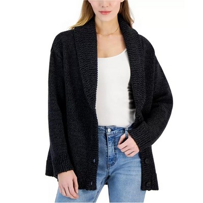 Lucky Brand Womens Rolling Stones Logo Cardigan Sweater