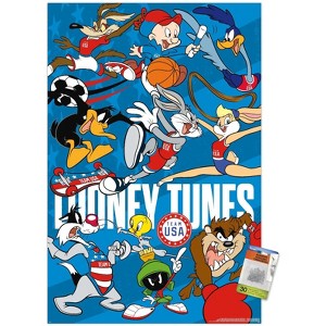 Trends International Looney Tunes x Team USA - Group Unframed Wall Poster Prints - 1 of 4