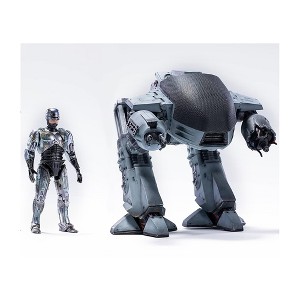 Hiya Toys RoboCop ED-209 vs RoboCop Battle Damage Exclusive 1/8