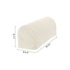 Unique Bargains Stretchy Anti-Slip Sofa Couch Armchair Covers with Pins 4 Pcs - 2 of 4