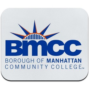 Borough of Manhattan Community College Secondary Logo Low Profile Thin Mouse Pad - 1 of 2