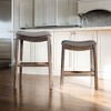 Maven Lane Adrien Backless Saddle Kitchen Stool - 4 of 4